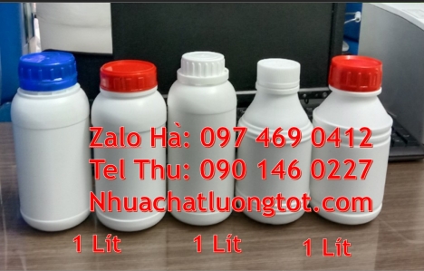 Chai nhựa 50ml 500ml đựng nông dược. Chai hdpe 100ml vuông Chai nhựa 1l đựng phân bón chai hdpe gi