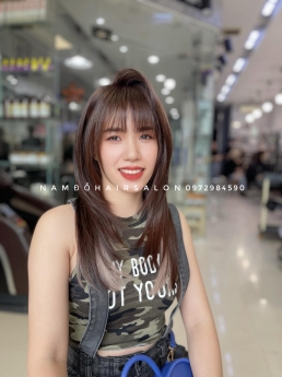 Làm Tóc Dài Layer Top Salon Uốn Phục Đẹp Uy Tín Giá Rẻ Hoài Đức - Nam Đỗ Hair Salon