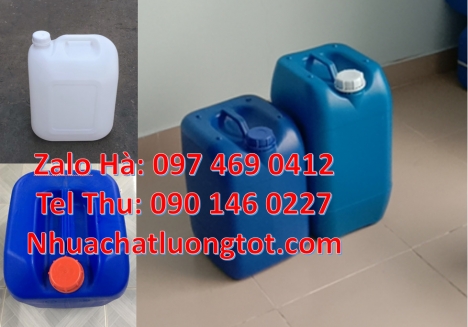 Can nhựa 18l đựng mực in can 20l giá rẻ can 25l trắng, Can nhựa 20 lít đựng dung môi, can nhựa 30