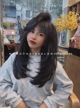 Làm Tóc Dài Mái Mưa Top Salon Uốn Cụp Phồng Đẹp Uy Tín Giá Rẻ Hoài Đức - Nam Đỗ Hair Salon