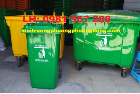 Thùng rác nhựa HDPE ngoài trời