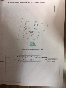 Bán 66.8m2 đất Thố Bảo Vân Nội – Đường thông Ô tô ngay sát bìa 3x