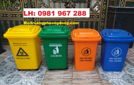 Thùng rác nhựa HDPE ngoài trời