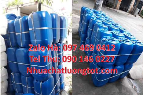 Can nhựa 18l đựng mực in can 20l giá rẻ can 25l trắng, Can nhựa 20 lít đựng dung môi, can nhựa 30