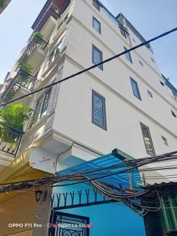 Bán nhà Hoàng  Mai, 52m2 xây 5 tầng thang máy. mua bán nhà đất , bât dong san Hoàng Mai.
