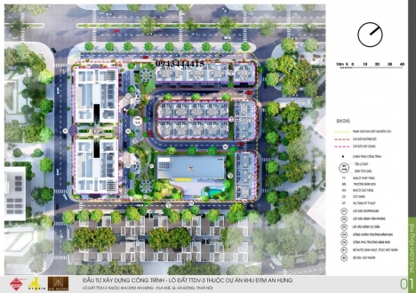 Chuẩn bị ra mắt THE CHARM AN HƯNG - mặt đường Tố Hữu - sổ hồng lâu dài - DT từ 54 đến 97m2 - giao