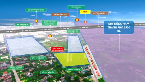 BÁN ĐẤT CẠNH SUNGROUP THANH HOÁ- GIÁ HƠN 10 TRIỆU/M2