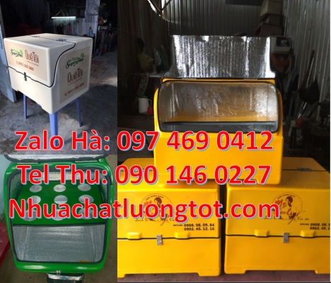 Thùng chở hàng giữ nhiệt đa năng, Thùng chở hàng cỡ lớn, thùng giao cơm, thùng giao fast food Thùng