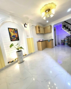 Nhà mới 3 tầng hẻm 4m Nguyễn Kiệm, Gò Vấp, 22m2 ngang 4m, chỉ 2.4 Tỷ