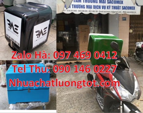 Thùng chở hàng giữ nhiệt đa năng, Thùng chở hàng cỡ lớn, thùng giao cơm, thùng giao fast food Thùng