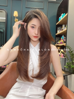 Làm Tóc Dài Layer Top Salon Uốn Cụp Đẹp Uy Tín Giá Rẻ Hoài Đức - Nam Đỗ Hair Salon
