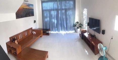 Cho thuê biệt thự mini 2 mặt tiền đường 8m view sông Bà Vệ - vĩnh Thạnh