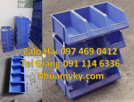 kệ đựng đồ dùng nhà máy, kệ mỹ phẩm Kệ đựng đinh vít thùng nhựa bít, Khay nhựa đựng linh kiện, kha