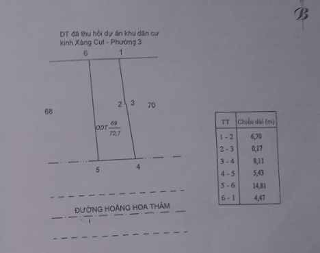 Cần bán nhà phường 3 Mỹ Tho Tiền Giang giá 3 tỷ 850 triệu