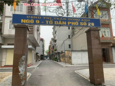 3 tỷ, Mrs Diễm cần bán 50m đất lô góc trung tâm tổ 28 thị trấn Đông Anh. Sát ngay chợ