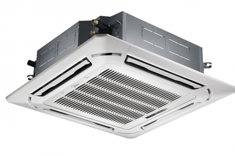 Máy lạnh âm trần Midea mới được lắp đặt chính hãng