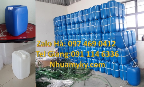 can nhựa 5 lít trong, can 18l đựng mật mía, can nhựa giá rẻ, can nhựa 30 lít dẹp đựng axit, can 25l