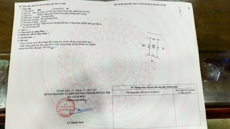 CHÍNH CHỦ CẦN BÁN ĐẤT MỄ TRÌ HẠ 50M MẶT 5M GIÁ NHỈNH 5 TỶ