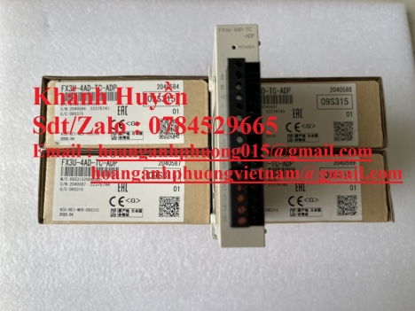 Module FX3U-4AD-TC-ADP hãng Mitsubishi bảo hành 12 tháng