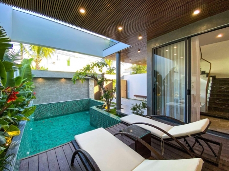 CHÍNH CHỦ BÁN GẤP BIỆT THỰ SƠN TRÀ 150m2 thiết kế 2 tầng,giá SỤP HẦM  7,9 tỷ.đường PHAN BÁ VÀNH ,LÊ