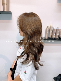 Làm Xoăn Sóng Nước Tóc Long Bob Top Salon Uốn Phục Hồi Đẹp Uy Tín Giá Rẻ Hoài Đức -Nam Đỗ Hair Salon