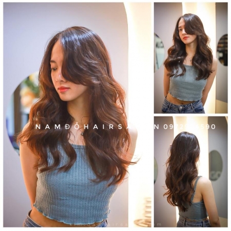 Làm Xoăn Sóng Nước Tóc Lỡ Top Salon Uốn Phục Hồi Đẹp Giá Rẻ Hoài Đức - Nam Đỗ Hair Salon