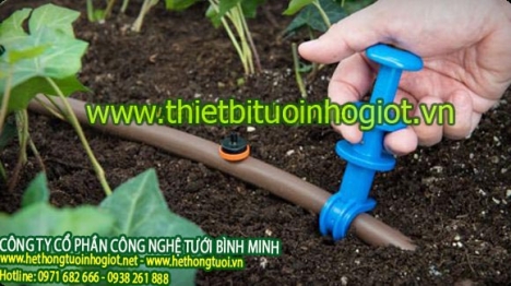 Ống nhỏ giọt dải luống, phụ kiện nhỏ giọt dải luống, tưới nhỏ giọt dải luống