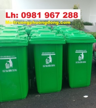 Cung cấp thùng rác 240 lít tại Hà Nội