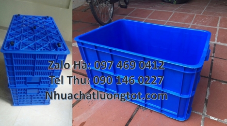 sóng nhựa duy tân, thùng nhựa bít, Sọt nhựa thùng nhựa đặc b3 Thùng nhựa sóng nhựa, khay nhựa côn