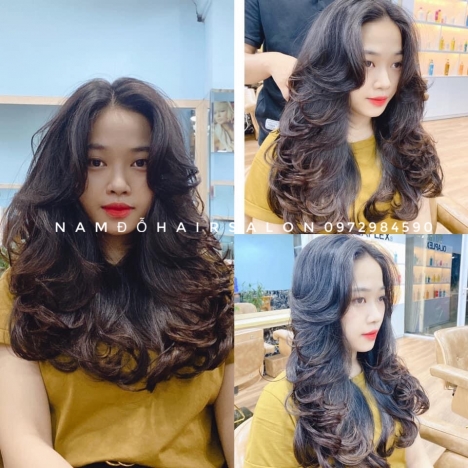 Làm Xoăn Sóng Nước Tóc Long Bob Top Salon Uốn Tóc Đẹp Giá Rẻ Hoài Đức - Nam Đỗ Hair Salon