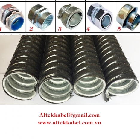 Ống ruột gà lõi thép tráng kẽm D25