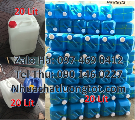 can 25l xanh Can 10L đựng hóa chất, can 20l giá rẻ, can 25l trắng, Can 5L đựng tinh dầu, can nhựa 1