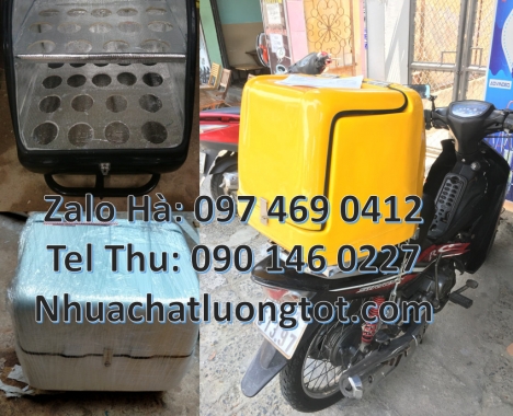 Thùng giao hàng composite, thùng giao trà sữa chia ngăn, Giá thùng nhựa giao hàng, Thùng giữ nhiệt x