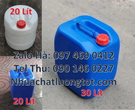 can 25l xanh Can 10L đựng hóa chất, can 20l giá rẻ, can 25l trắng, Can 5L đựng tinh dầu, can nhựa 1
