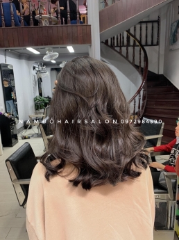 Làm Xoăn Sóng Nước Tóc Long Bob Top Salon Uốn Phục Hồi Đẹp Uy Tín Giá Rẻ Hoài Đức -Nam Đỗ Hair Salon