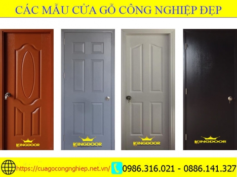 Cửa gỗ hdf veneer giá tốt – Cửa gỗ Kingdoor