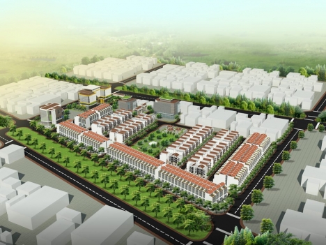 Bán căn liền kề dự án Happy Land Đông Anh 4 tầng hoàn thiện ngoài