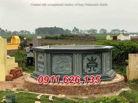 Mẫu mộ tròn 23+ bằng đá đẹp bán – hình tròn