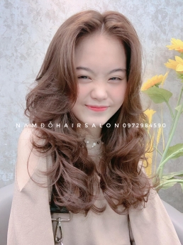 Làm Xoăn Sóng Nước Tóc Dài Top Salon Uốn Phục Hồi Đẹp Uy Tín Giá Rẻ Hoài Đức - Nam Đỗ Hair Salon