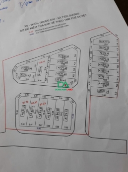 Bán đất 82m đấu giá X5 Trung Oai Tiên Dương Đông Anh kinh doanh