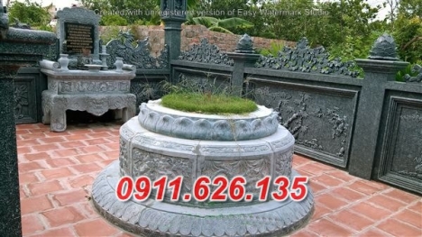 Mẫu mộ tròn 23+ bằng đá đẹp bán – hình tròn