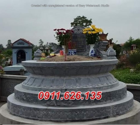 Mẫu mộ tròn 23+ bằng đá đẹp bán – hình tròn