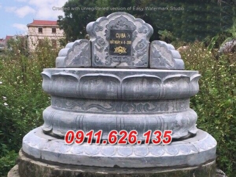 Mẫu mộ tròn 23+ bằng đá đẹp bán – hình tròn