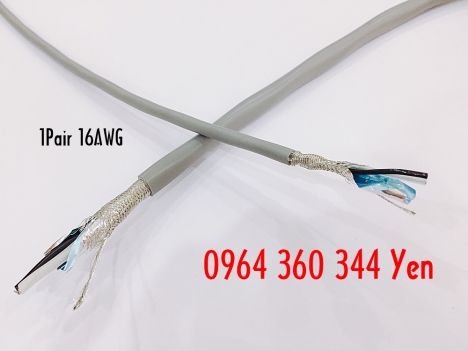 Cáp tín hiệu âm thanh AWG 1x2x1.0mm2 Altek Kabel