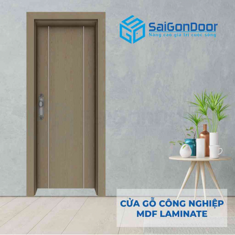 Cửa gỗ MDF Laminate cao cấp tại TPHCM