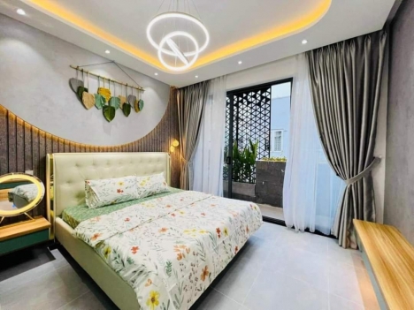 Nhà HXT-sát mặt tiền-(4m.16m)-4 Tầng-Mới-Hương Lộ 2-Bình Tân.