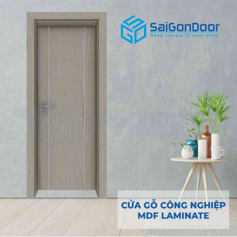 Cửa gỗ MDF Laminate cao cấp tại TPHCM