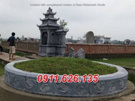 Mẫu mộ tròn 23+ bằng đá đẹp bán – hình tròn