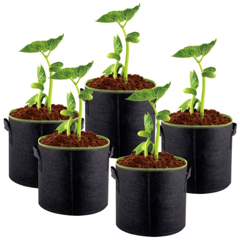 Túi vải xăm kim trồng cây, Nonwoven grow bag