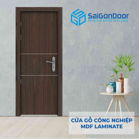 Cửa gỗ MDF Laminate cao cấp tại TPHCM
